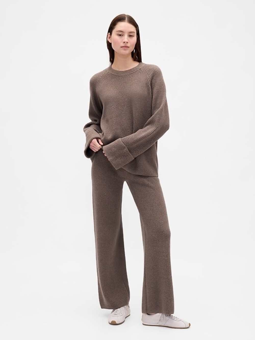 CashSoft Shaker-Stitch
Sweater Pants and sweater set